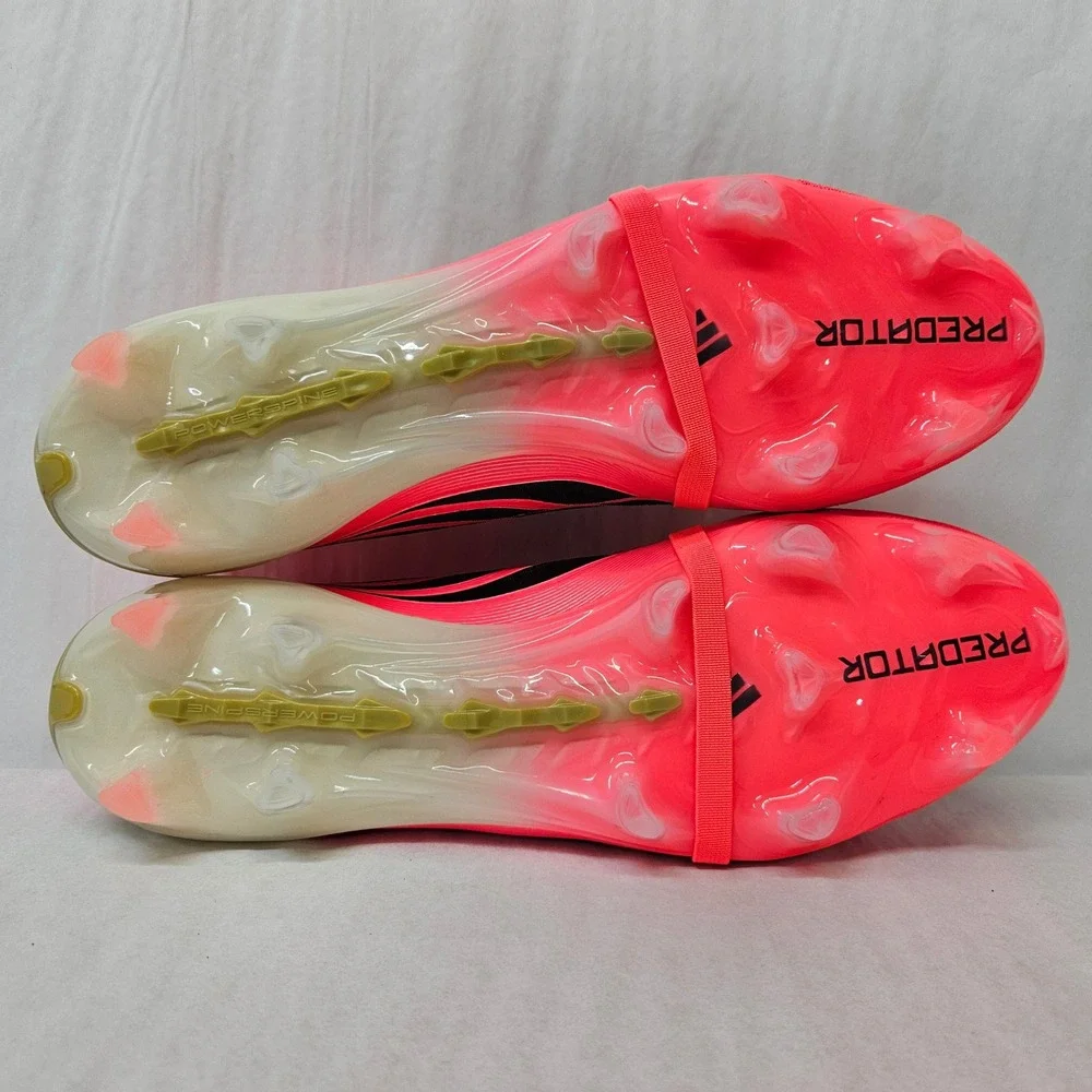 Adidas Predator Pro FT FG Soccer Cleats HQ0015 Solar Turbo Red Mens Size 12
